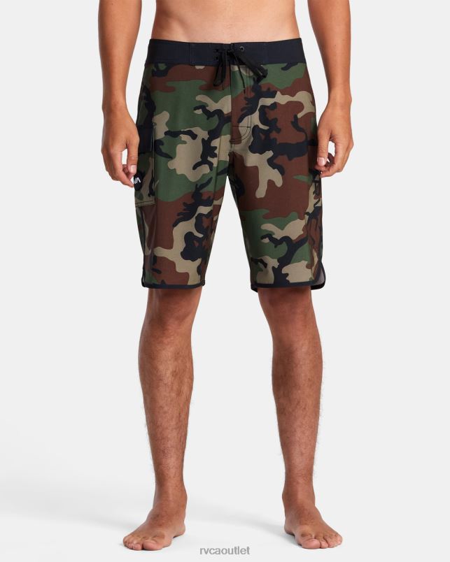 Bottoms V84B611 woodland camo RVCA Unisex Eastern Boardshorts 20