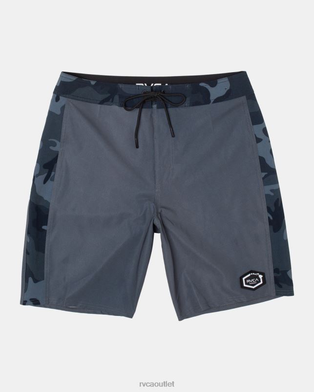 Bottoms V84B613 charcoal RVCA Unisex Apex Boardshorts 19