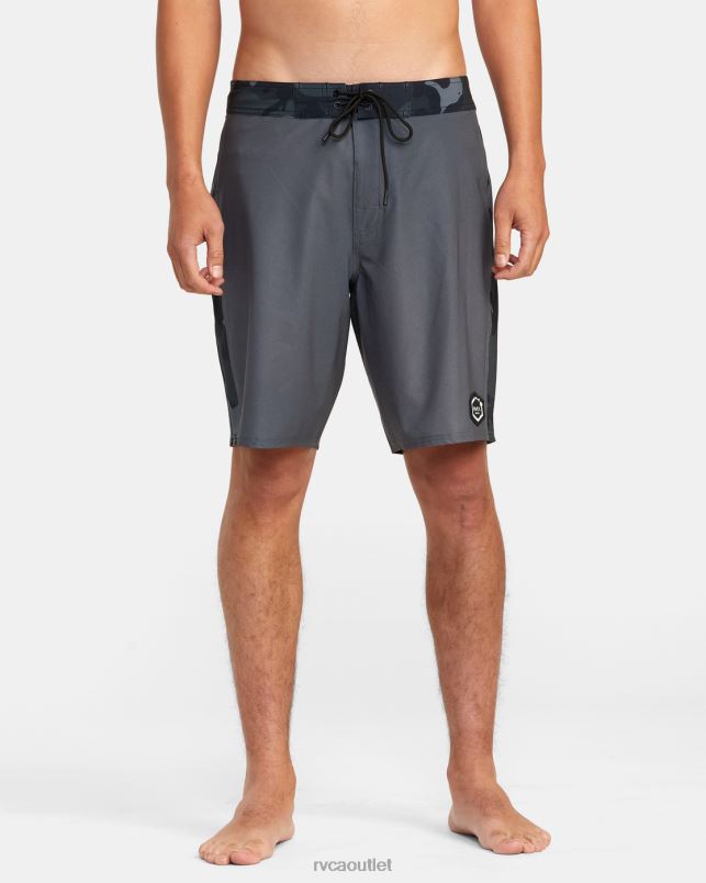Bottoms V84B613 charcoal RVCA Unisex Apex Boardshorts 19