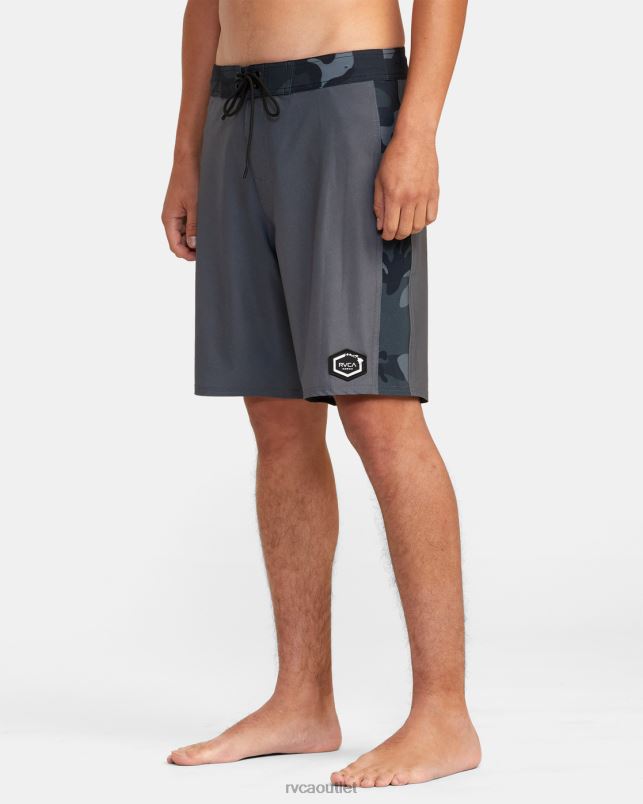 Bottoms V84B613 charcoal RVCA Unisex Apex Boardshorts 19