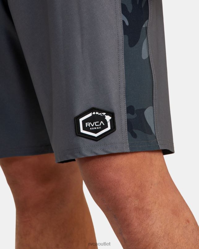 Bottoms V84B613 charcoal RVCA Unisex Apex Boardshorts 19