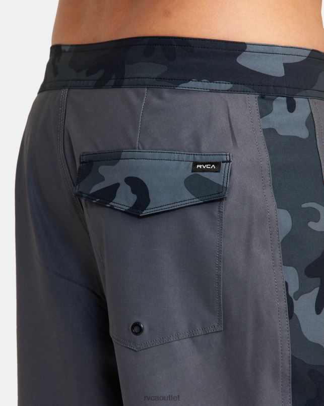Bottoms V84B613 charcoal RVCA Unisex Apex Boardshorts 19
