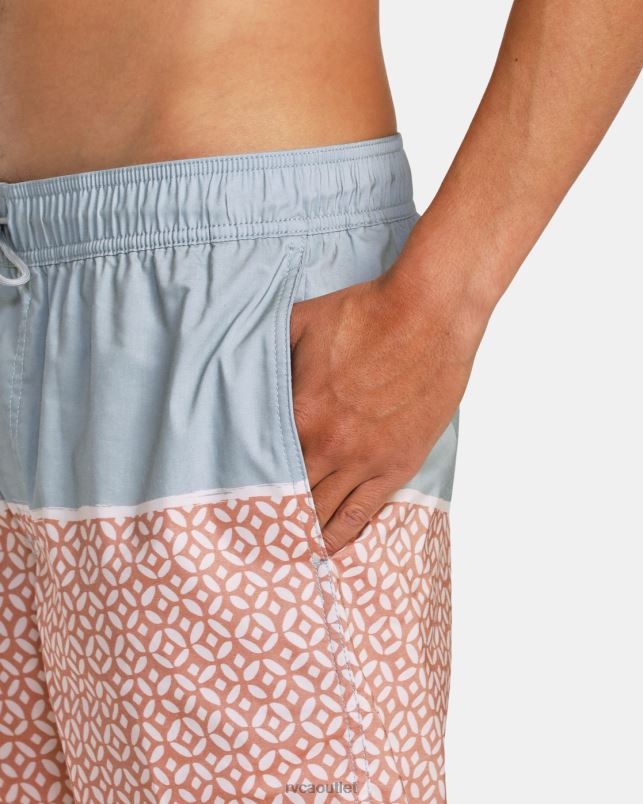 Bottoms V84B624 scrub RVCA Unisex County Elastic Waist Boardshorts 17