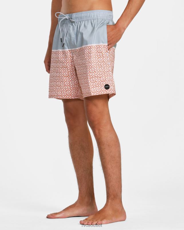 Bottoms V84B624 scrub RVCA Unisex County Elastic Waist Boardshorts 17
