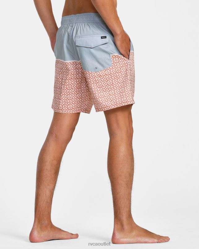 Bottoms V84B624 scrub RVCA Unisex County Elastic Waist Boardshorts 17