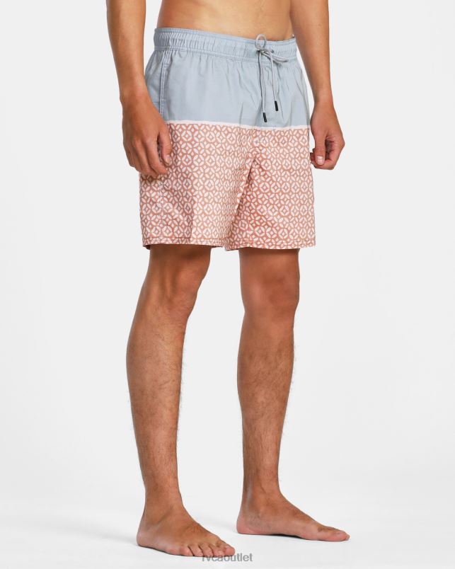 Bottoms V84B624 scrub RVCA Unisex County Elastic Waist Boardshorts 17