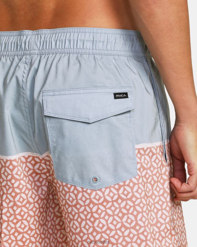Bottoms V84B624 scrub RVCA Unisex County Elastic Waist Boardshorts 17