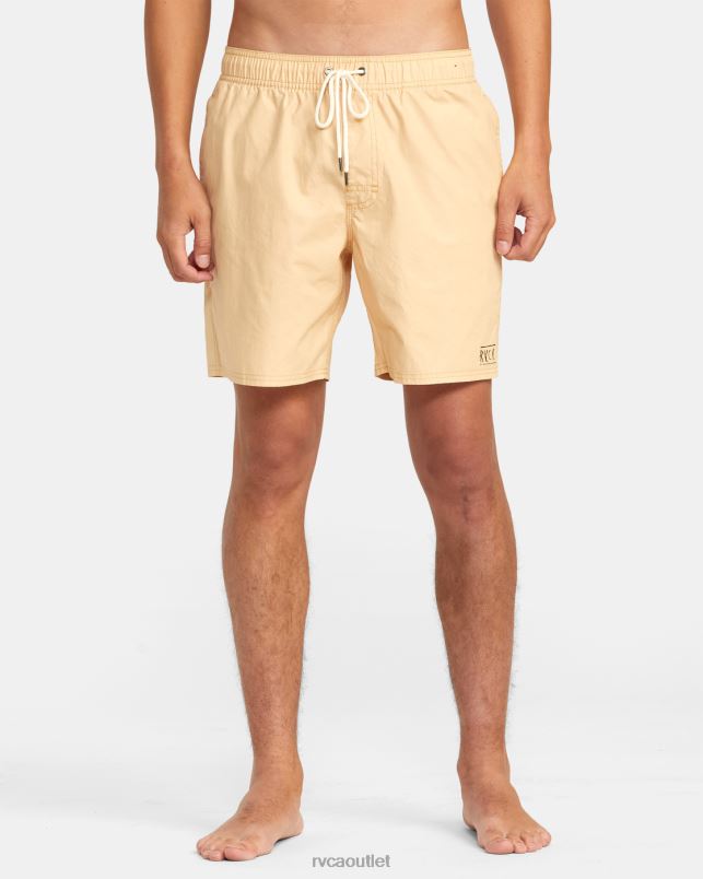 Bottoms V84B626 tangerine RVCA Unisex Opposites Elastic Waist 2 Boardshorts 17