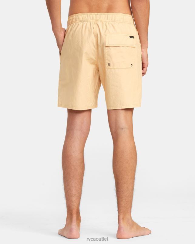 Bottoms V84B626 tangerine RVCA Unisex Opposites Elastic Waist 2 Boardshorts 17