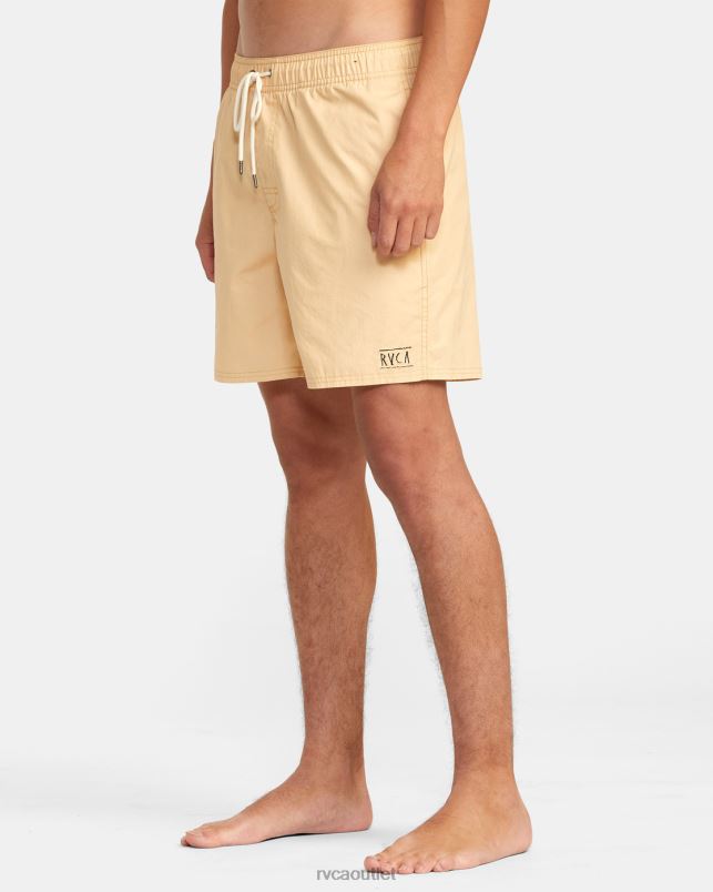 Bottoms V84B626 tangerine RVCA Unisex Opposites Elastic Waist 2 Boardshorts 17
