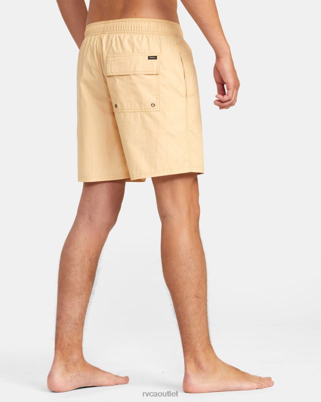 Bottoms V84B626 tangerine RVCA Unisex Opposites Elastic Waist 2 Boardshorts 17