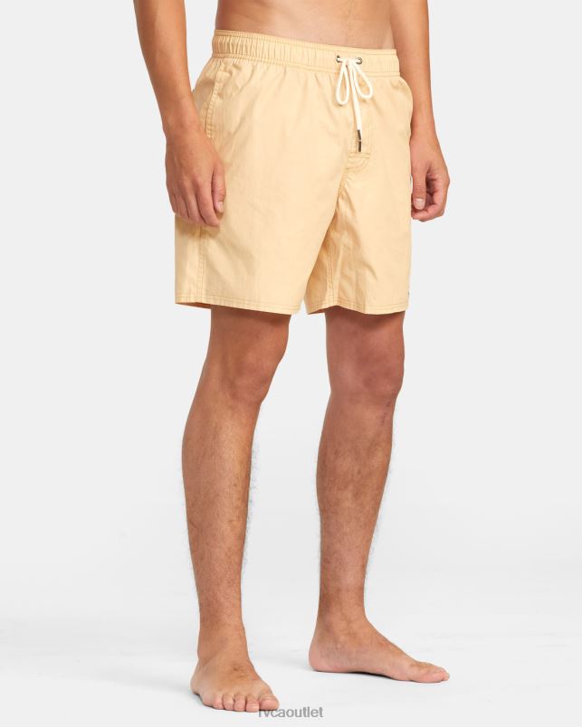 Bottoms V84B626 tangerine RVCA Unisex Opposites Elastic Waist 2 Boardshorts 17