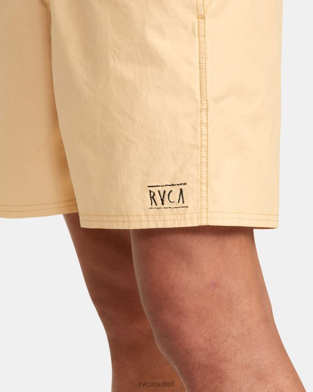 Bottoms V84B626 tangerine RVCA Unisex Opposites Elastic Waist 2 Boardshorts 17