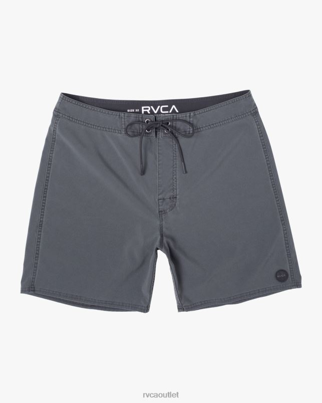 Bottoms V84B676 black RVCA Unisex VA Pigment Boardshorts 18