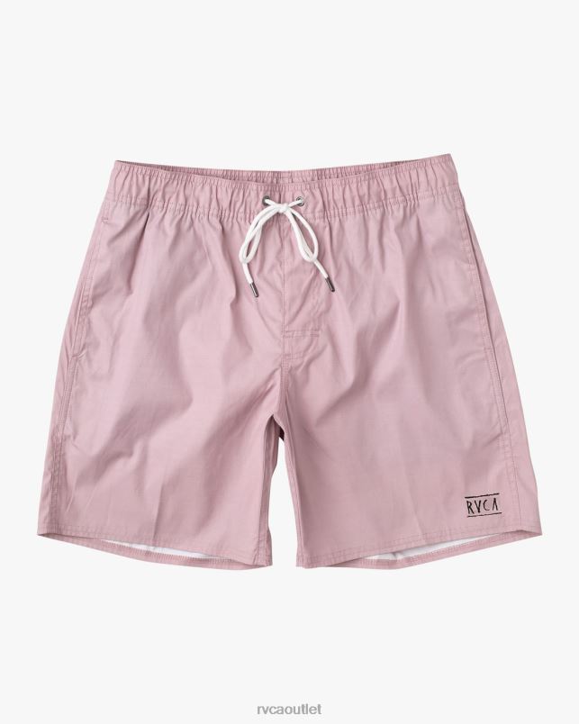 Bottoms V84B704 pale mauve RVCA Unisex Opposites Elastic Waist 2 Boardshorts 17