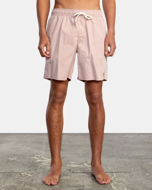 Bottoms V84B704 pale mauve RVCA Unisex Opposites Elastic Waist 2 Boardshorts 17