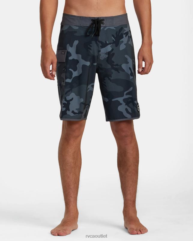 Bottoms V84B730 black camo RVCA Unisex Eastern Boardshorts 20