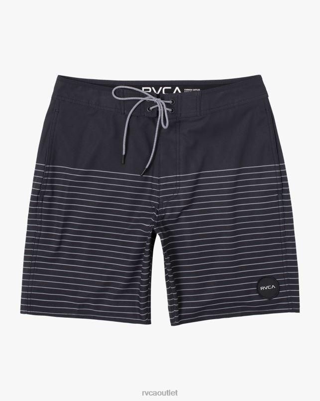 Bottoms V84B750 black RVCA Unisex Curren Boardshorts 18