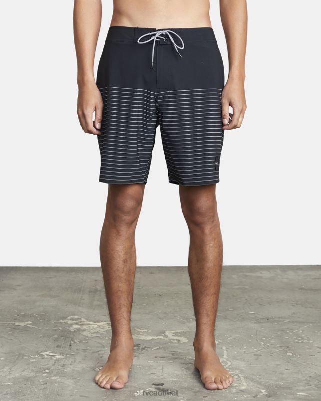 Bottoms V84B750 black RVCA Unisex Curren Boardshorts 18