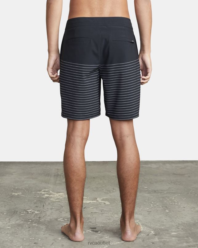 Bottoms V84B750 black RVCA Unisex Curren Boardshorts 18
