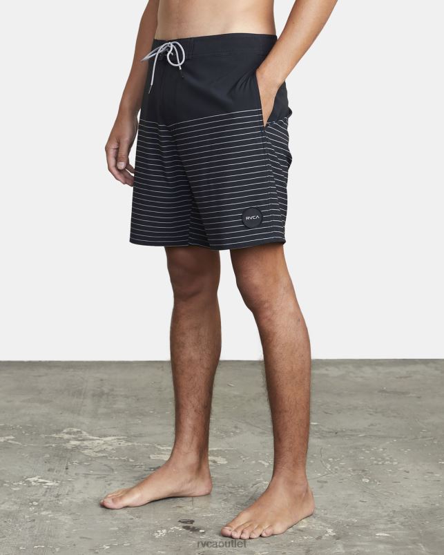 Bottoms V84B750 black RVCA Unisex Curren Boardshorts 18