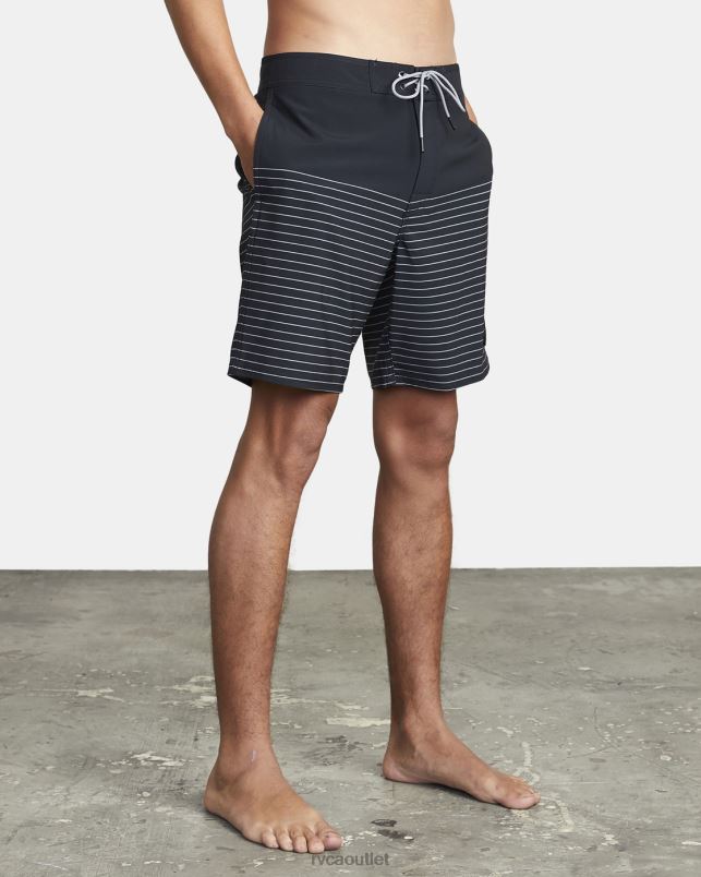 Bottoms V84B750 black RVCA Unisex Curren Boardshorts 18