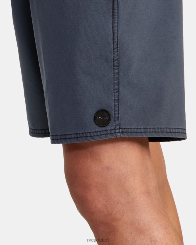 Bottoms V84B757 new navy RVCA Unisex VA Pigment Elastic Waist Boardshorts 17