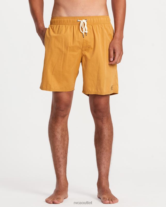 Bottoms V84B768 apple cinnamon RVCA Unisex Opposites Elastic Waist 2 Boardshorts 17