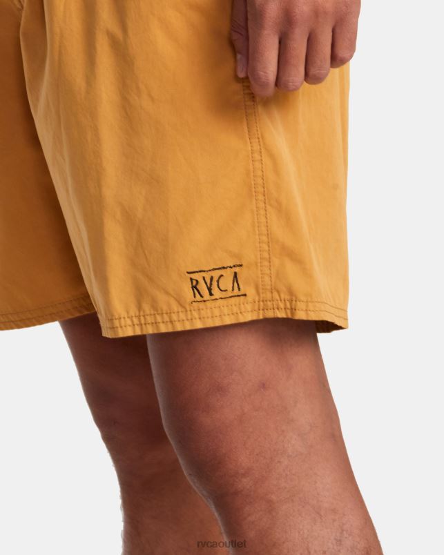 Bottoms V84B768 apple cinnamon RVCA Unisex Opposites Elastic Waist 2 Boardshorts 17