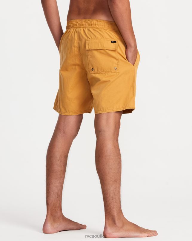 Bottoms V84B768 apple cinnamon RVCA Unisex Opposites Elastic Waist 2 Boardshorts 17