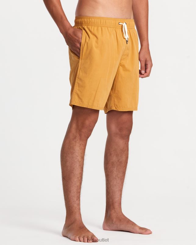 Bottoms V84B768 apple cinnamon RVCA Unisex Opposites Elastic Waist 2 Boardshorts 17