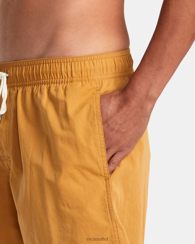 Bottoms V84B768 apple cinnamon RVCA Unisex Opposites Elastic Waist 2 Boardshorts 17