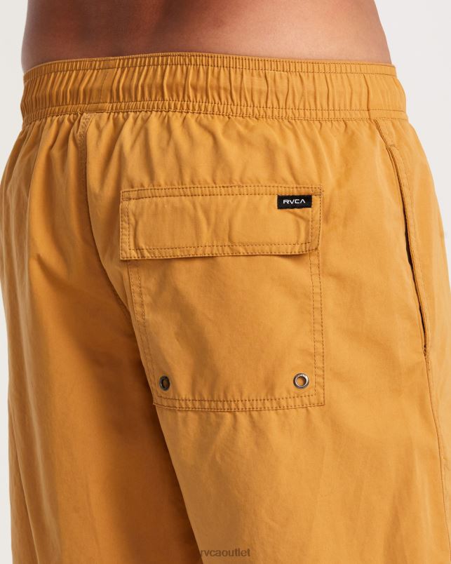 Bottoms V84B768 apple cinnamon RVCA Unisex Opposites Elastic Waist 2 Boardshorts 17