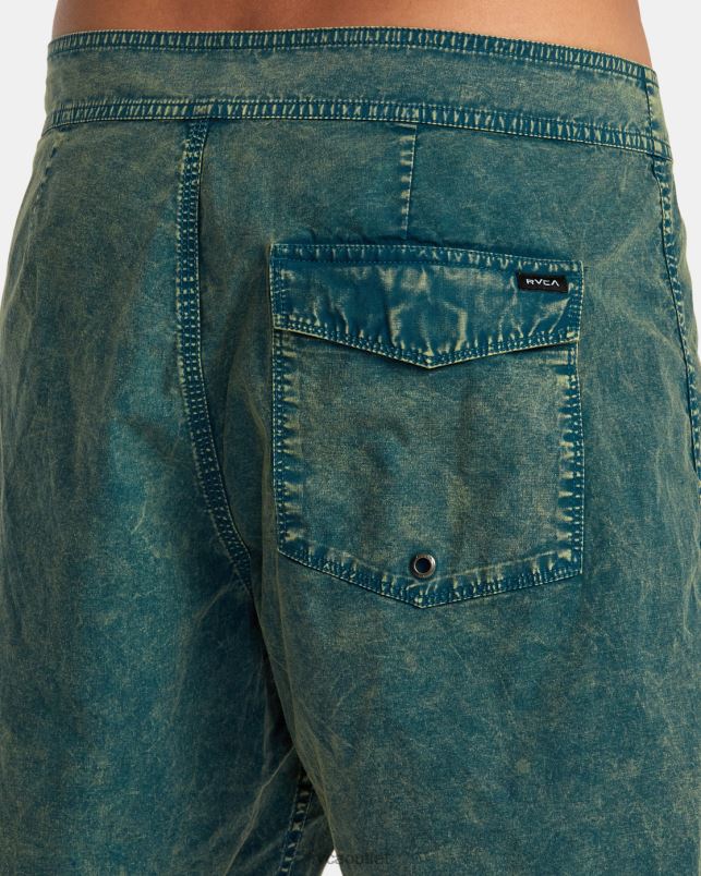 Bottoms V84B77 green haze RVCA Unisex Shockwash Boardshorts17