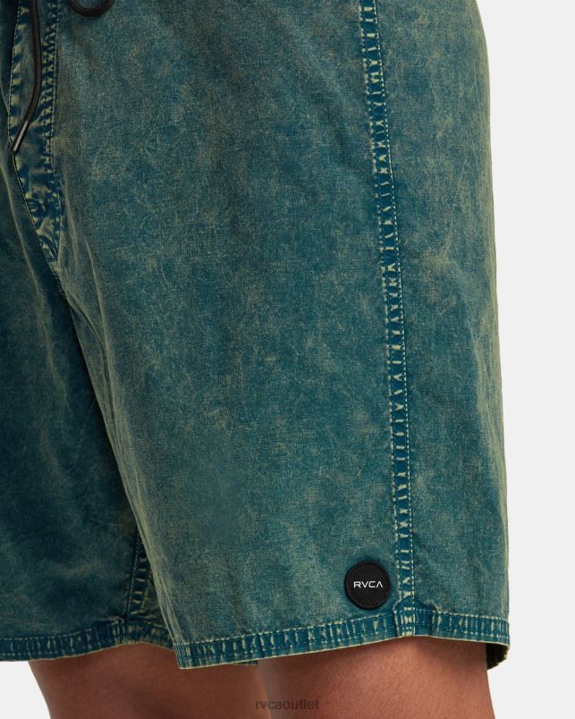 Bottoms V84B77 green haze RVCA Unisex Shockwash Boardshorts17