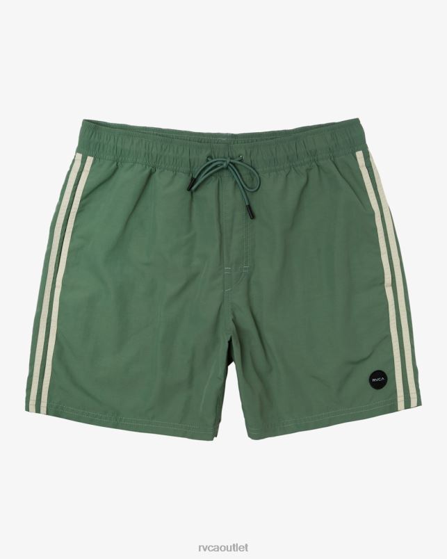 Bottoms V84B7 verdite RVCA Unisex Breakout Elastic Waist Boardshorts 16