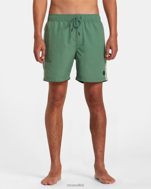 Bottoms V84B7 verdite RVCA Unisex Breakout Elastic Waist Boardshorts 16