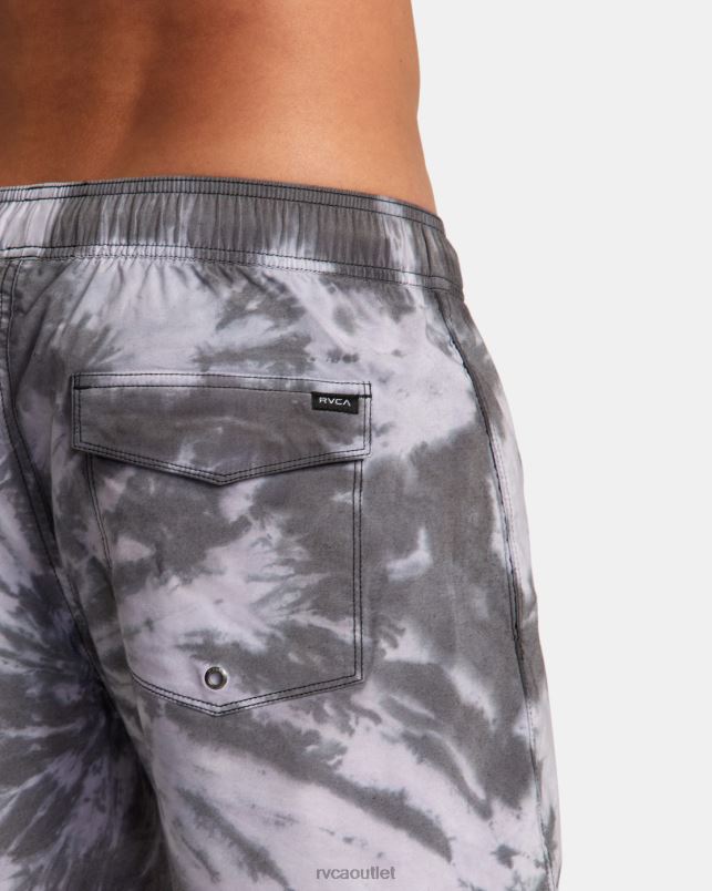 Bottoms V84B819 black RVCA Unisex Manic Elastic Waist