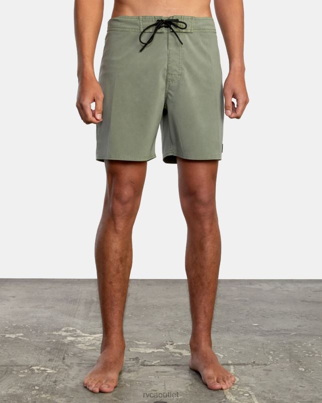 Bottoms V84B897 aloe RVCA Unisex VA Pigment Boardshorts 18