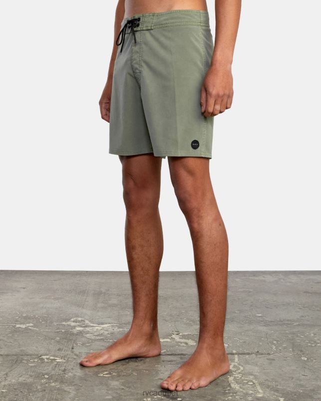 Bottoms V84B897 aloe RVCA Unisex VA Pigment Boardshorts 18
