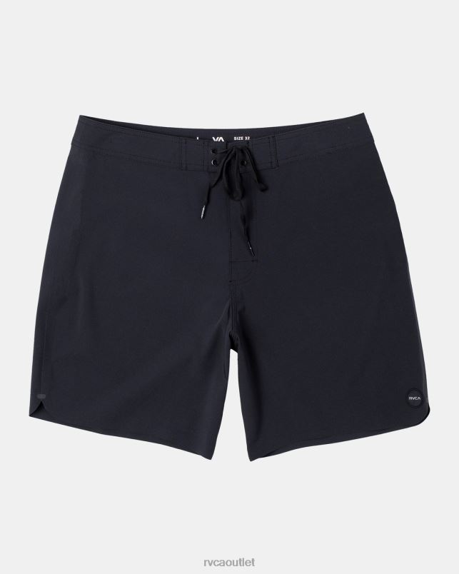 Bottoms V84B939 black RVCA Unisex Anderson Boardshorts 17