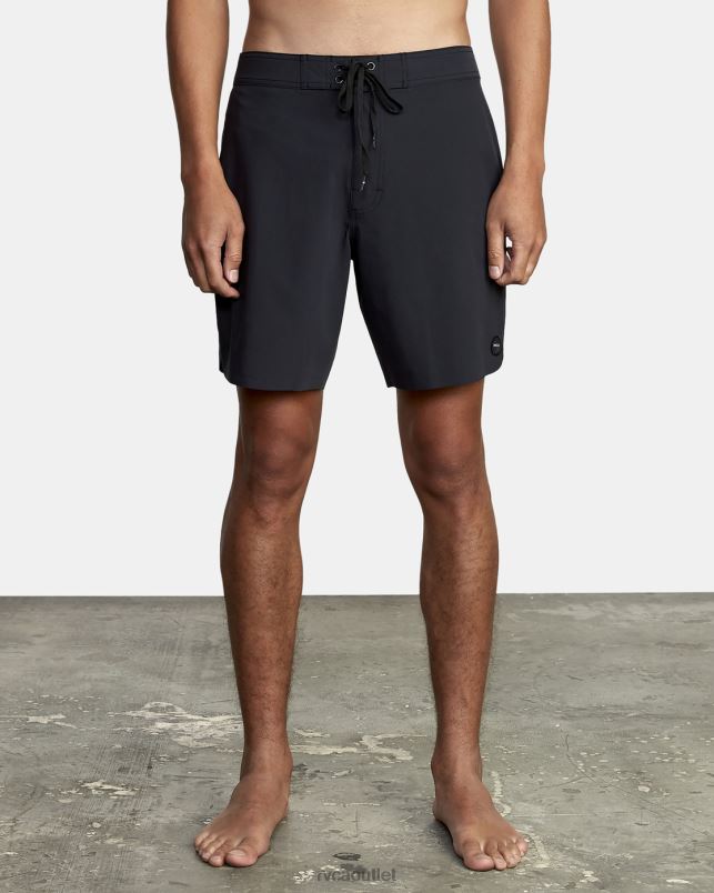 Bottoms V84B939 black RVCA Unisex Anderson Boardshorts 17