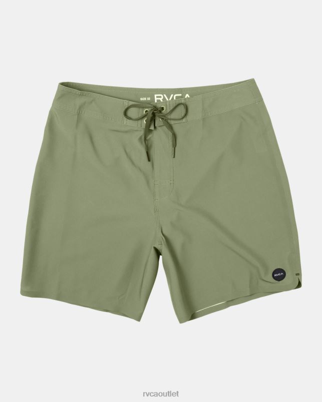 Bottoms V84B942 olive RVCA Unisex Anderson Boardshorts 17