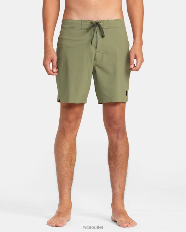 Bottoms V84B942 olive RVCA Unisex Anderson Boardshorts 17