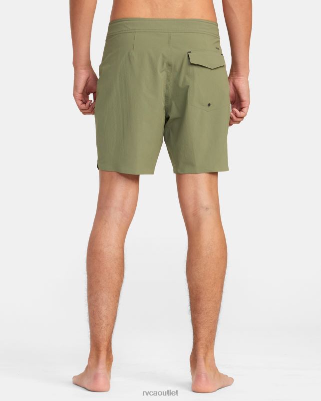 Bottoms V84B942 olive RVCA Unisex Anderson Boardshorts 17