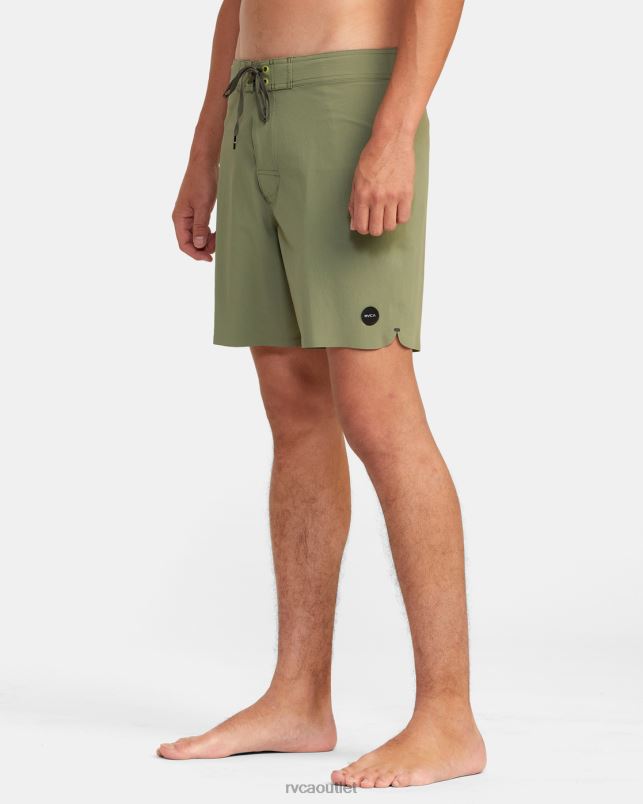 Bottoms V84B942 olive RVCA Unisex Anderson Boardshorts 17