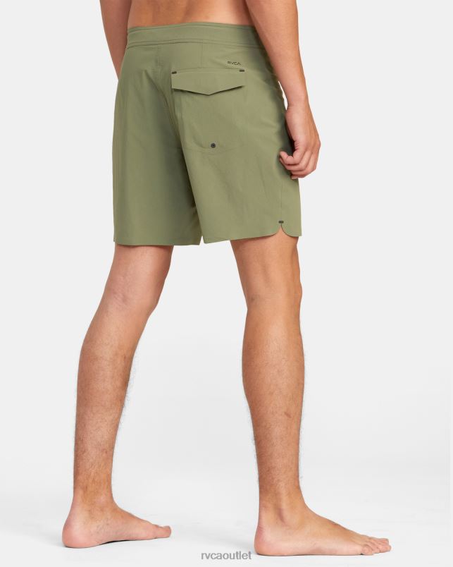 Bottoms V84B942 olive RVCA Unisex Anderson Boardshorts 17