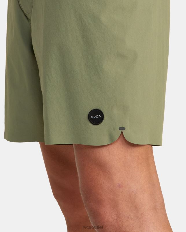 Bottoms V84B942 olive RVCA Unisex Anderson Boardshorts 17