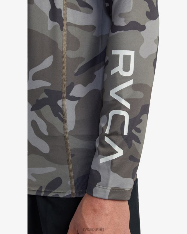 Clothing V84B625 camo RVCA Unisex Long Sleeve Rashguard