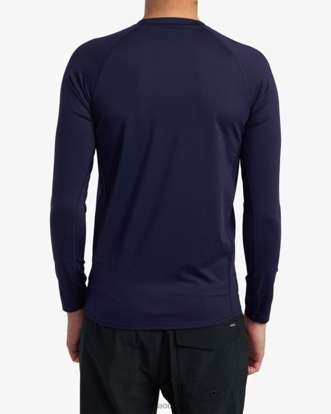 Clothing V84B632 navy RVCA Unisex Long Sleeve Rashguard